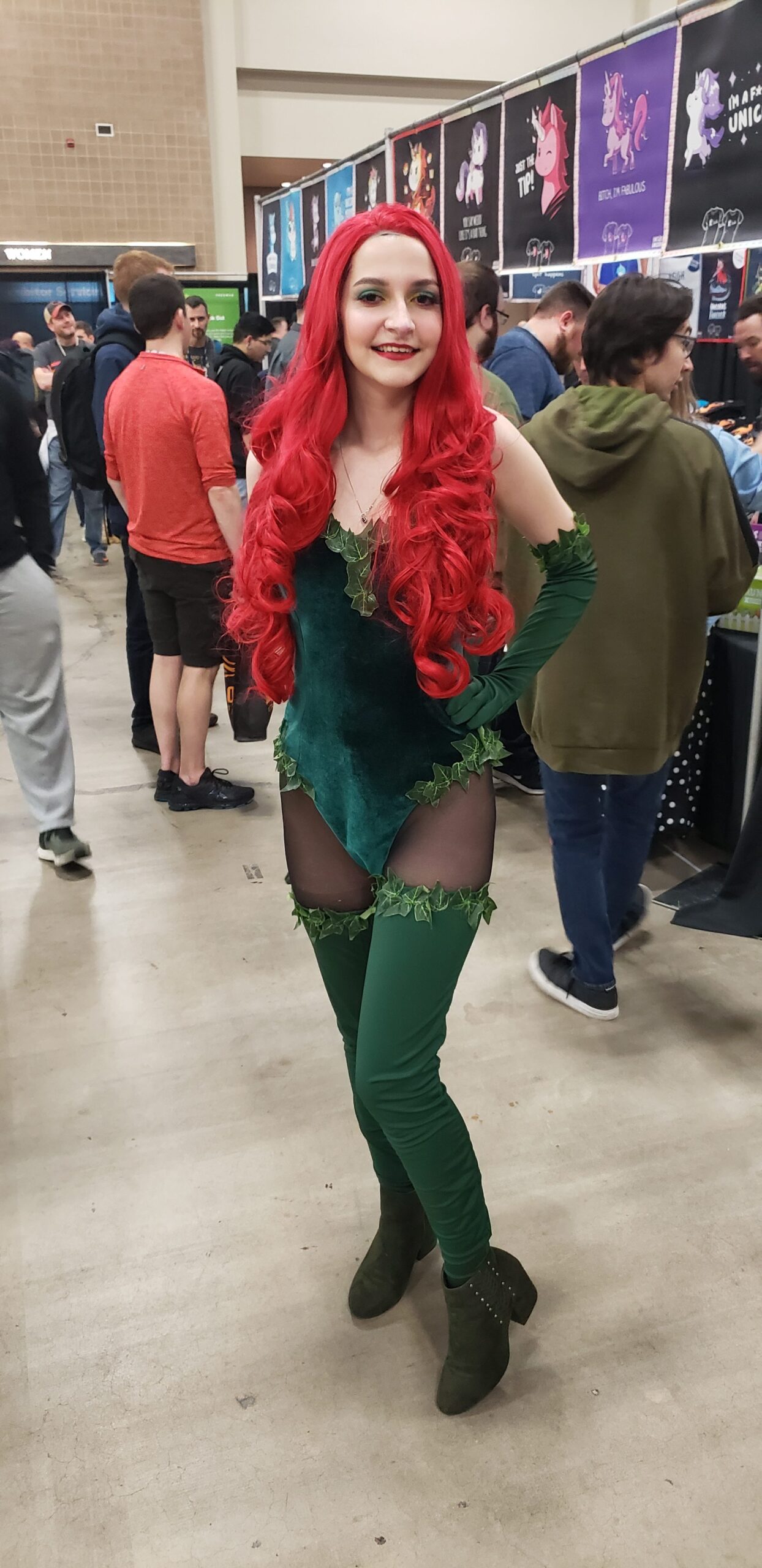 Poison Ivy cosplay PAX South 2020