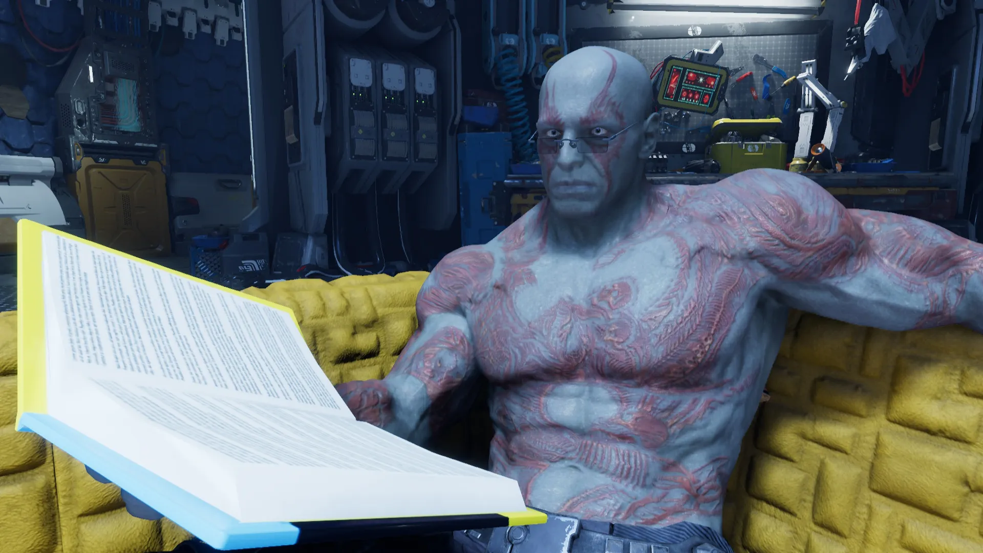 Screenshot Marvel's Guardians of the Galaxy video game.